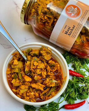 Musi homemade crunchy mango atchar - Musi Atchar, South Africa's top rated mango pickle by top chefs