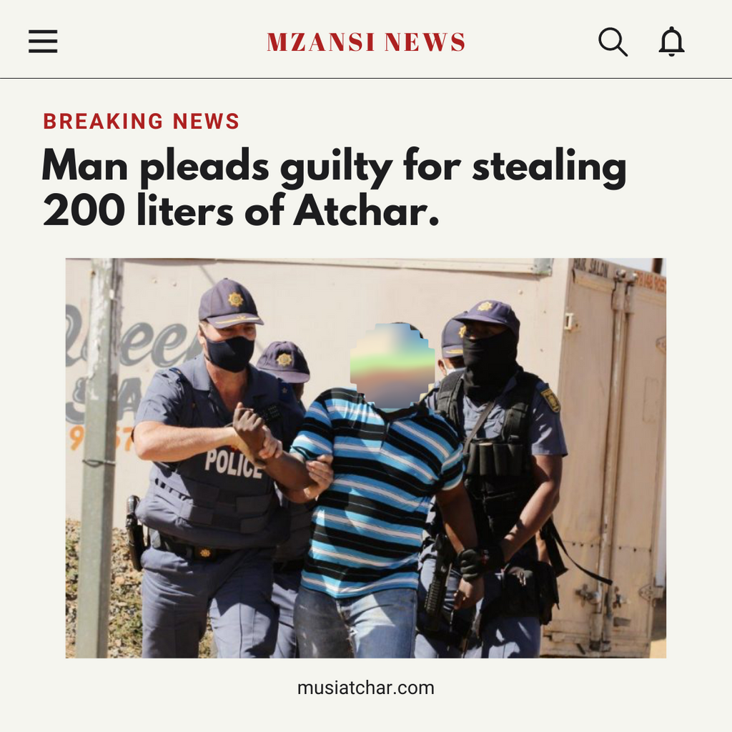 MAN STEALS 200 LITRES OF ATCHAR sa news